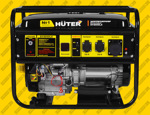 Синхронный бензиновый генератор Huter DY8000LX